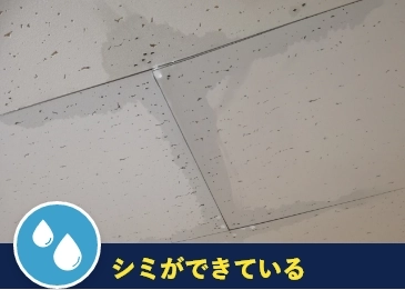 シミができている
